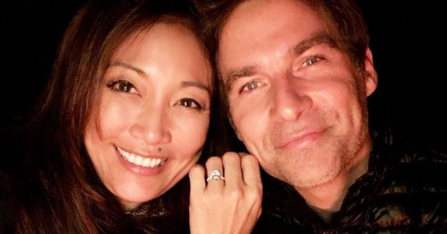 Jesse Sloan's ex-fiancé, Carrie Ann Inaba flaunting her engagement ring after getting engaged with Robb Derringer.